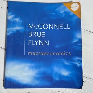 McConnell Brue Flynn Macroeconomics 19th Edition Textbook McGraw-Hill Paperback
